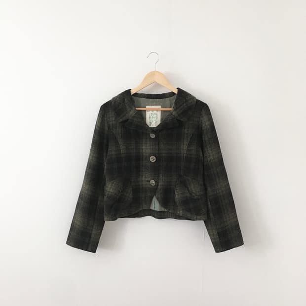 green check jacket 