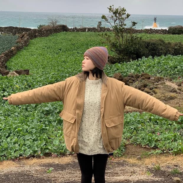 쉬이즈큐트 모카 패디드 점퍼 (첫제품)