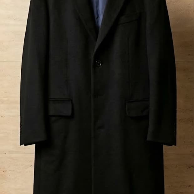 아르마니 꼴레찌오니 캐시미어 코트 100%