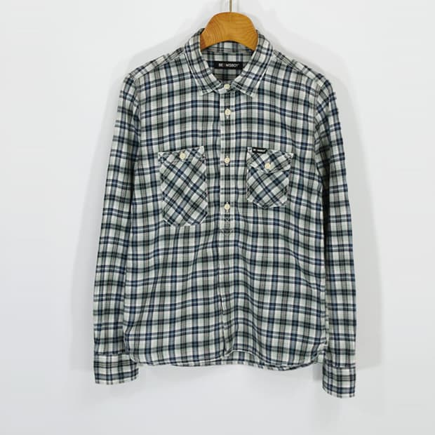 BEAMS BOY 체크셔츠