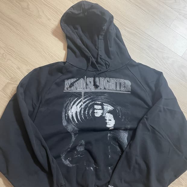 프로젝트gr 마인드슬로터 빈티지 워시드 후드