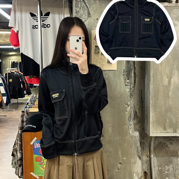 아디다스 투웨이 스티치 져지 블랙 L #csz1069