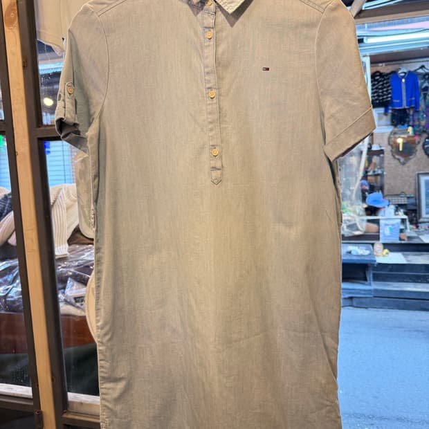 타미힐피거 데님 연청 pk 원피스