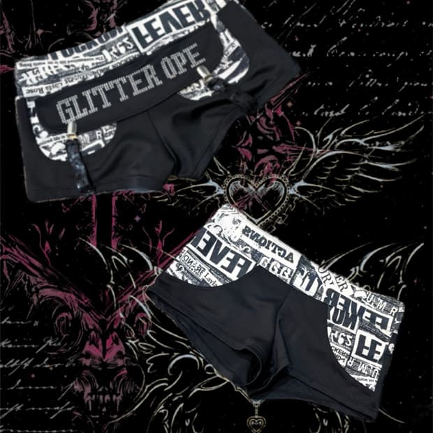 PUNK Onee Gyaru cubic short pants
