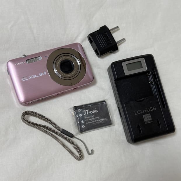 카시오 엑슬림 z800 핑크 지팔이 디카 디지털 카메라