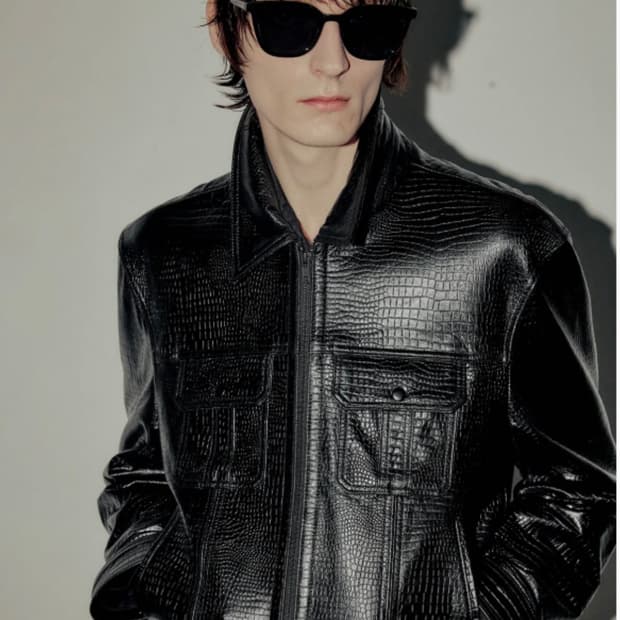 [48] 엘무드 카이만 램스킨 트러커 자켓