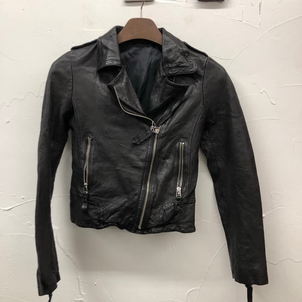 양가죽 라이더 자켓