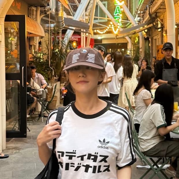 패슬 Yin yang washed cap (브라운)