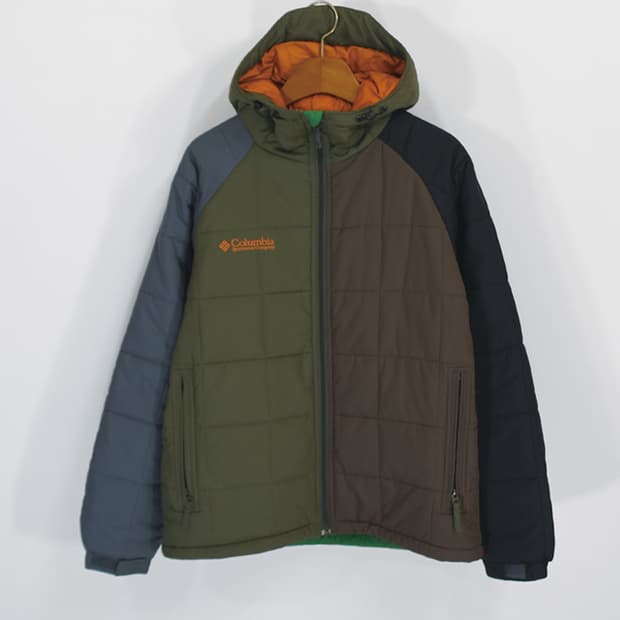 Columbia 컬러블록후드패딩점퍼