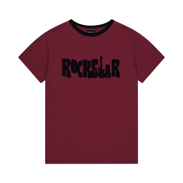 [1] 아캄 ROCKSTAR Boucle Half Top Red