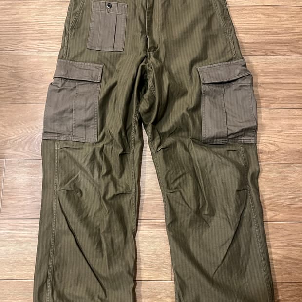 나이젤카본 아미 카고 팬츠 헤링본 34