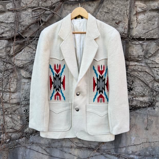 80s 파이오니아 웨어 치마요 웨스턴 자켓