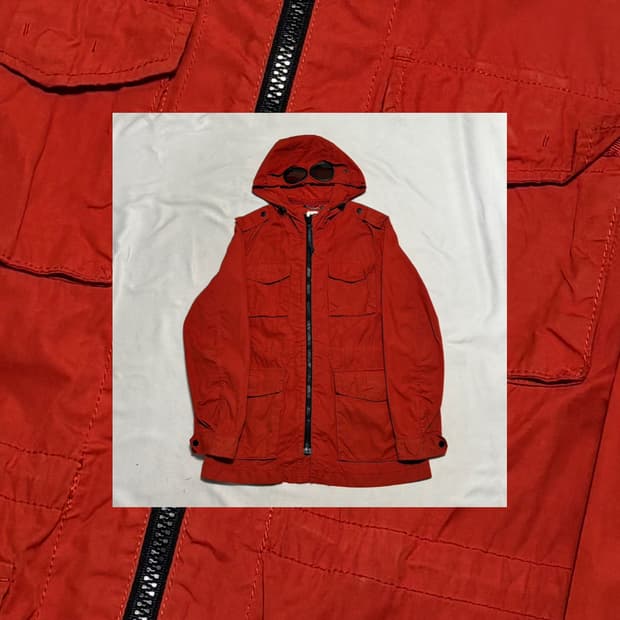 C.P. Company 오렌지 고글 자켓