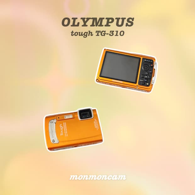방수🧡 올림푸스 터프 tg-310 오렌지 디카 olympus