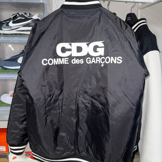 CDG 바시티 자켓 XL