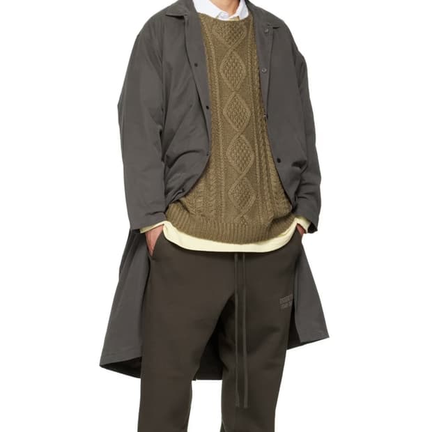 피어오브갓 에센셜 롱 코트 L