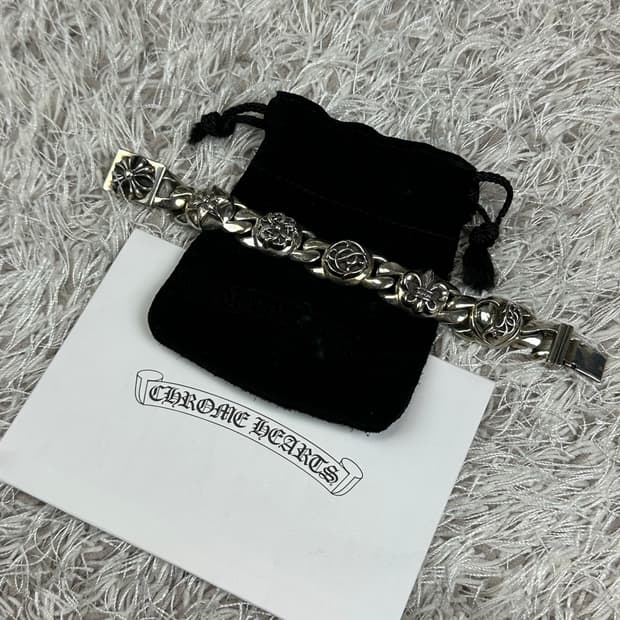 [7 inch] 백화점판 정품 크롬하츠 멀티 링크 팔찌