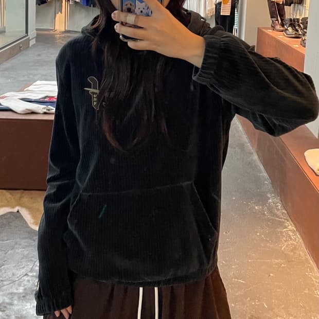 나이키 스포츠웨어 풀오버 벨루어 후디 H153