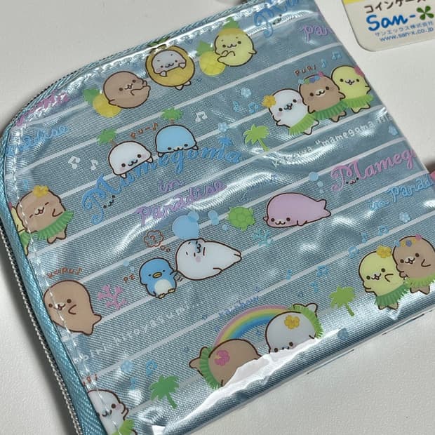 산엑스 고전 마메고마 카드 동전 지갑 