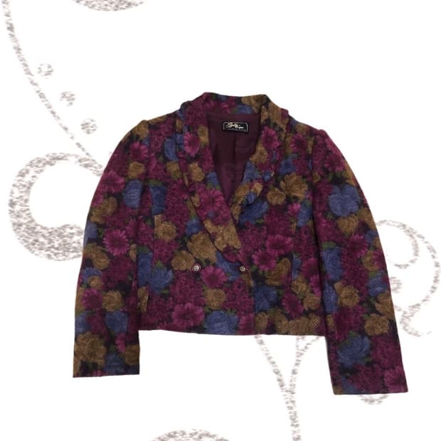Purpple Flower Jacket