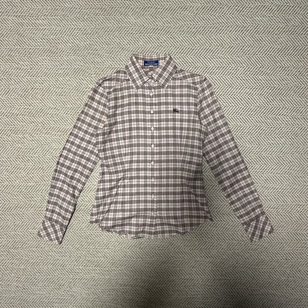 BURBERRY BLUE LABEL woman check shirt