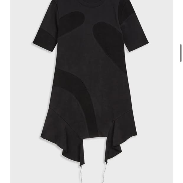 오픈와이와이 open yy rib paneled dress