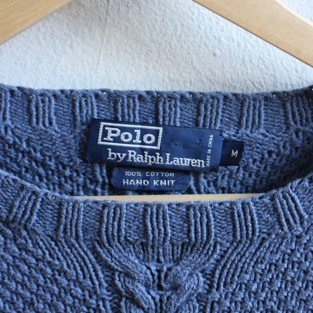  폴로 피셔맨 핸드 니트 
