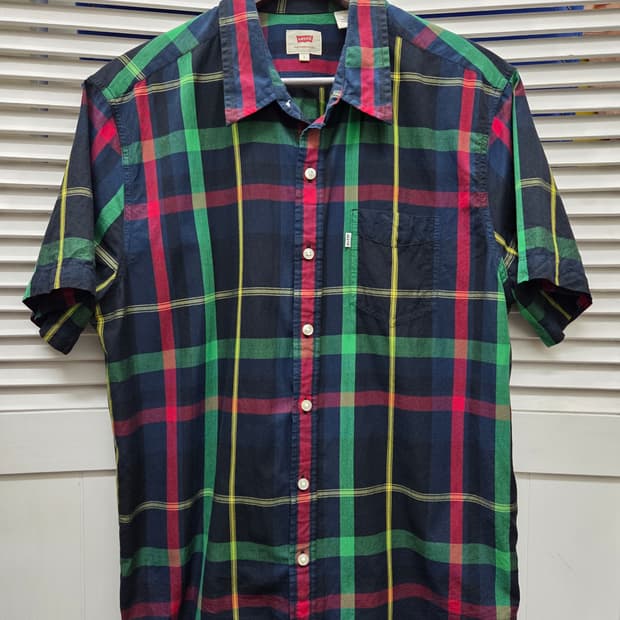 리바이스 체크 셔츠