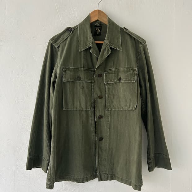 60's Dutch army hbt utility shirt