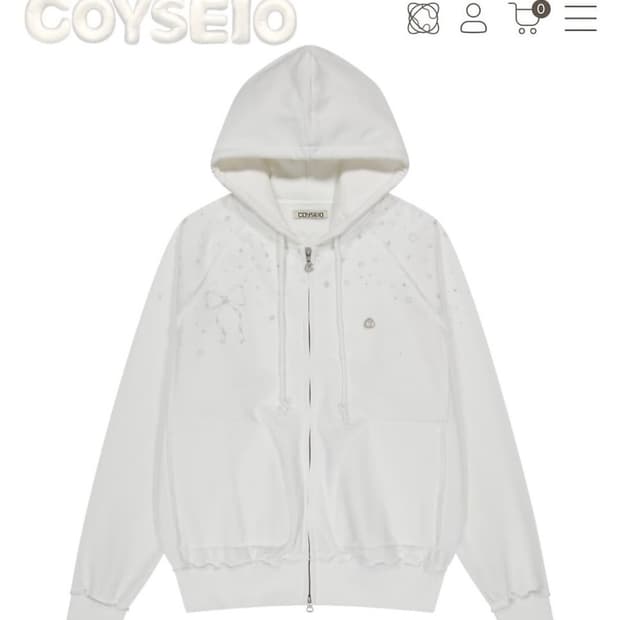 코이세이오 트윙클 후드집업