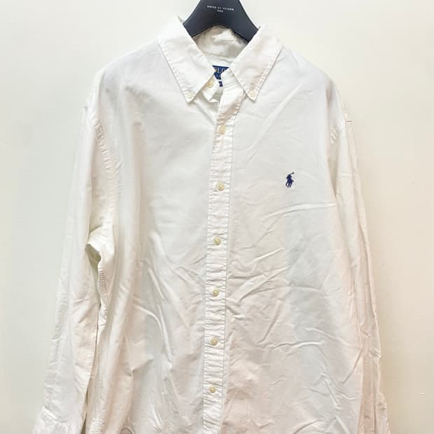 매장 정품 폴로 랄프로렌 화이트 클래식핏 셔츠 L 사용감없음
