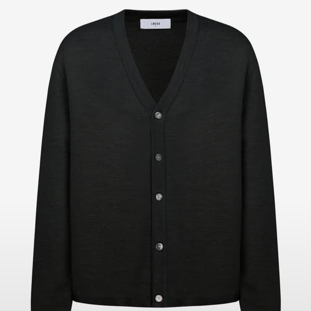 엘무드 화란 세미오버 가디건 차콜