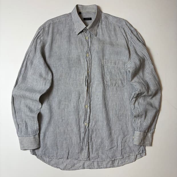 톰볼리니 Tombolini 이태리 린넨 스트라이프 셔츠 PN9266