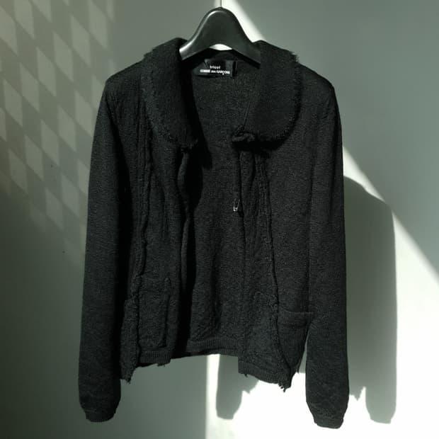 Comme Des Garcons Layered Wool Cardigan