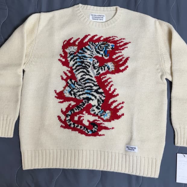 [M] 와코마리아 팀레이 안타르시아 크루넥 울 스웨터