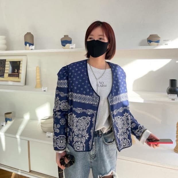 보카바카 리버시블 양면자켓