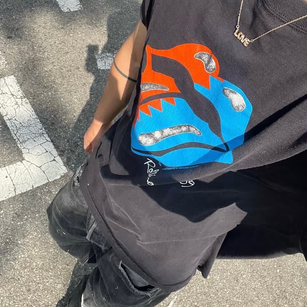 빈티지 롤링스톤즈 티셔츠