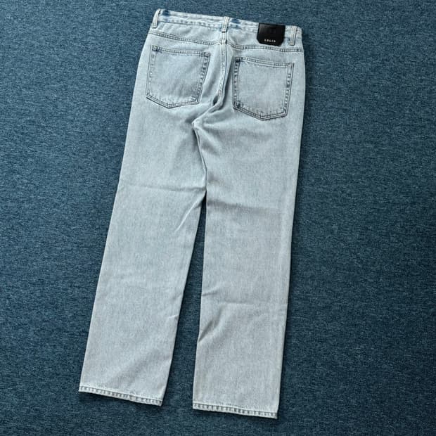 솔리드옴므 블루 와이드 데님 50