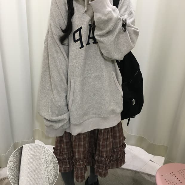 갭 후리스 후드