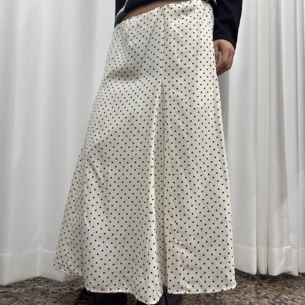 earth dot long skirt