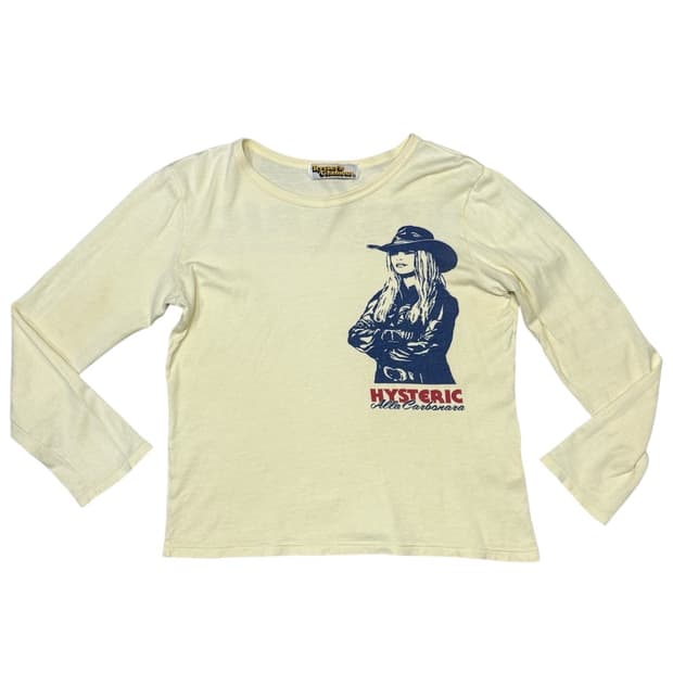 히스테릭 글래머 아카이브 히스걸 롱슬리브 티셔츠