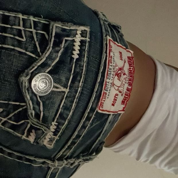 트루릴리전 Billy Super T 부츠컷 데님 팬츠 (27) y2k