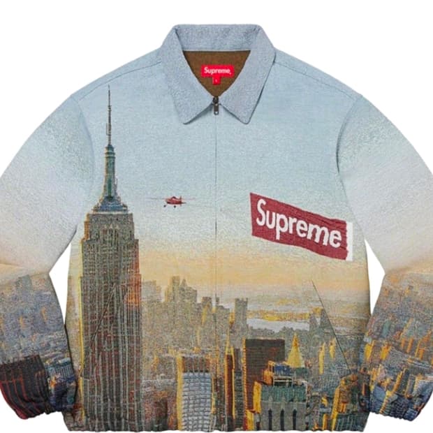 슈프림 에어리얼 테피스트리 해링턴 자켓 -20fw  M사이즈 팝니다