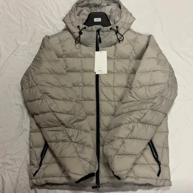 비긴202 커브라이트 경량패딩 그레이 1사이즈