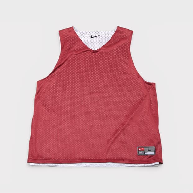 [L] 90's 나이키 스우시 올드스쿨 양면 조끼
