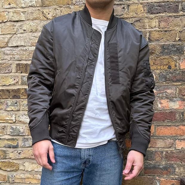 유니클로 질샌더 +J MA-1 봄버