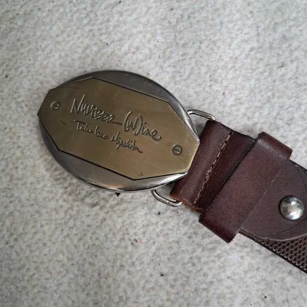 넘버나인 가죽벨트