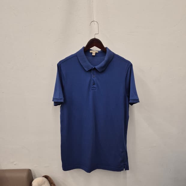 버버리 노바 체크 카라 반팔 L