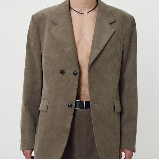 토니웩 코듀로이 블레이저 셋업 상의XL/하의32