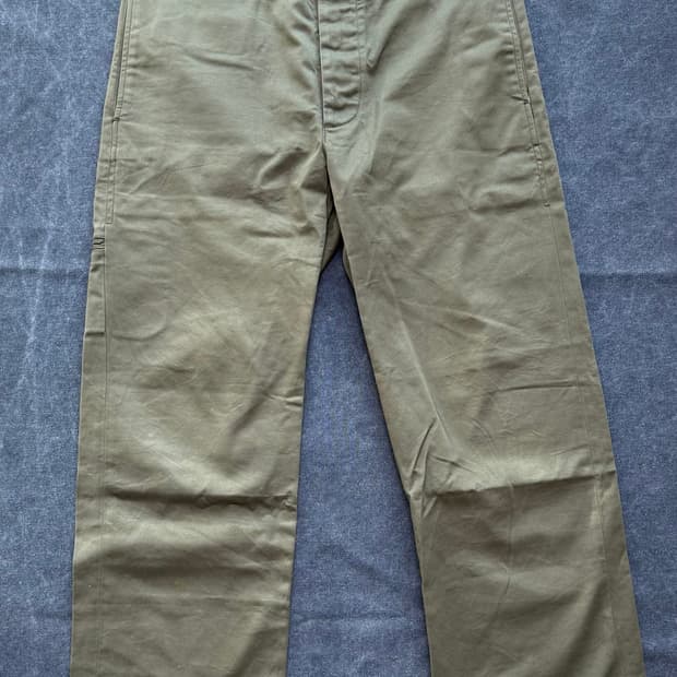 (34) 슈프림 올리브 치노 팬츠